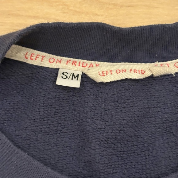Left on Friday Victory Lap Sweatshirt -
Varsity (Navy) / S/M - Picture 4 of 5